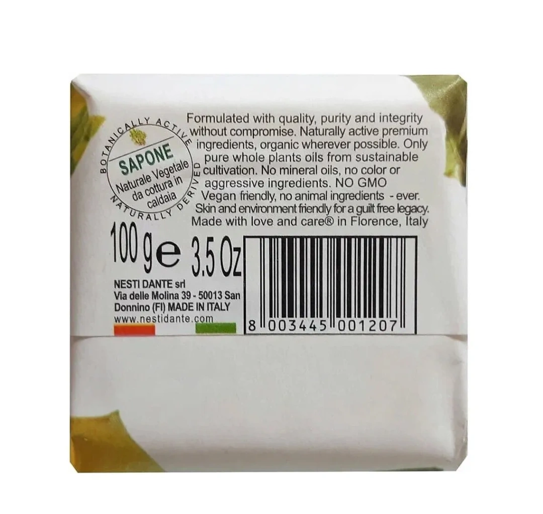 NESTI DANTE мыло туалетное цедра лимона 100г